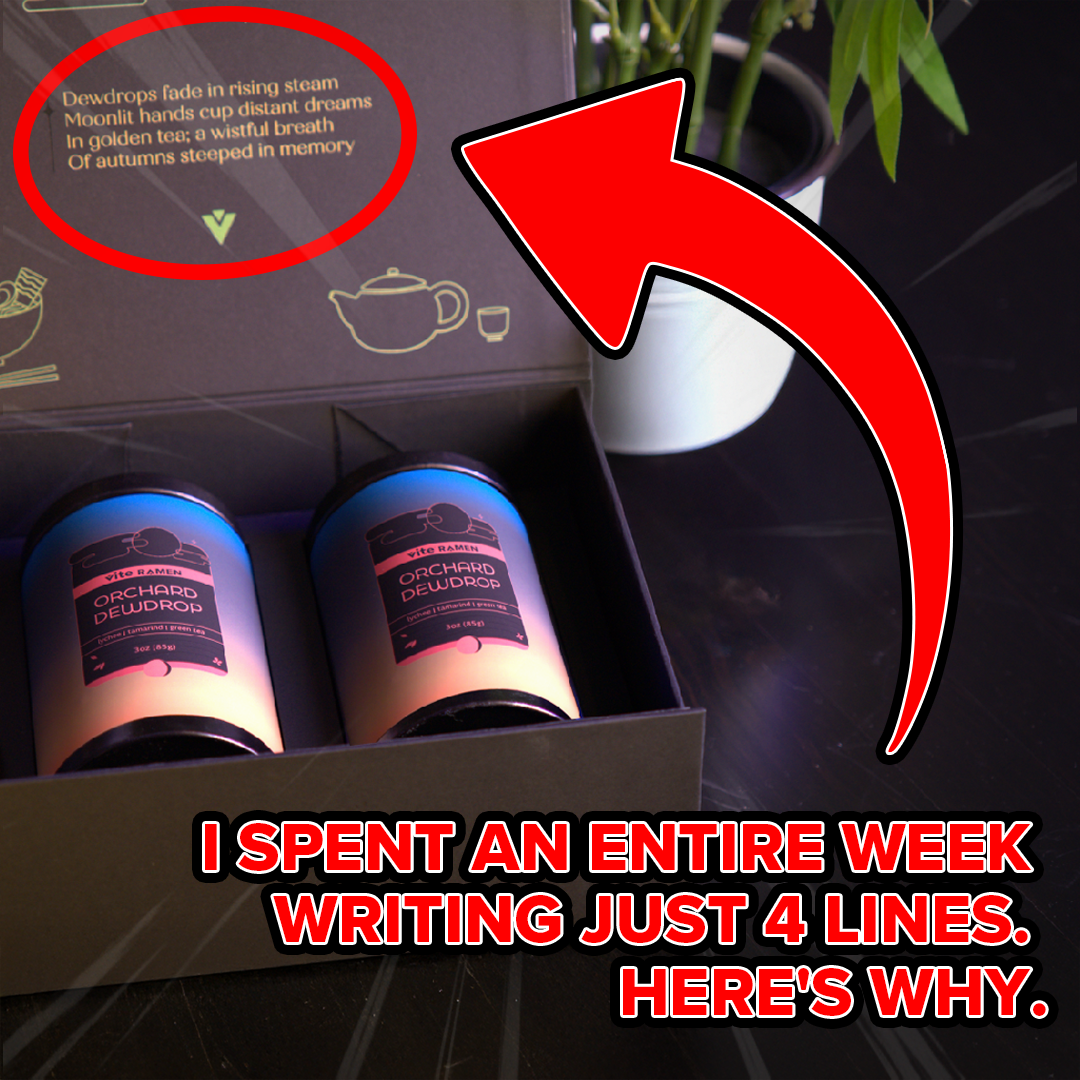 Why I spent a week writing four lines nobody would read.