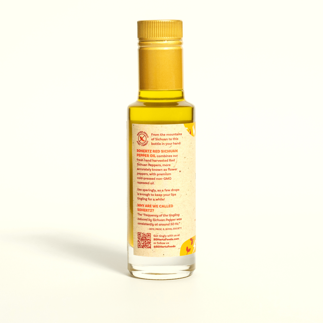 50Hertz Sichuan Pepper Red Sichuan Pepper Oil (10ml | 120ml | 1.8L)