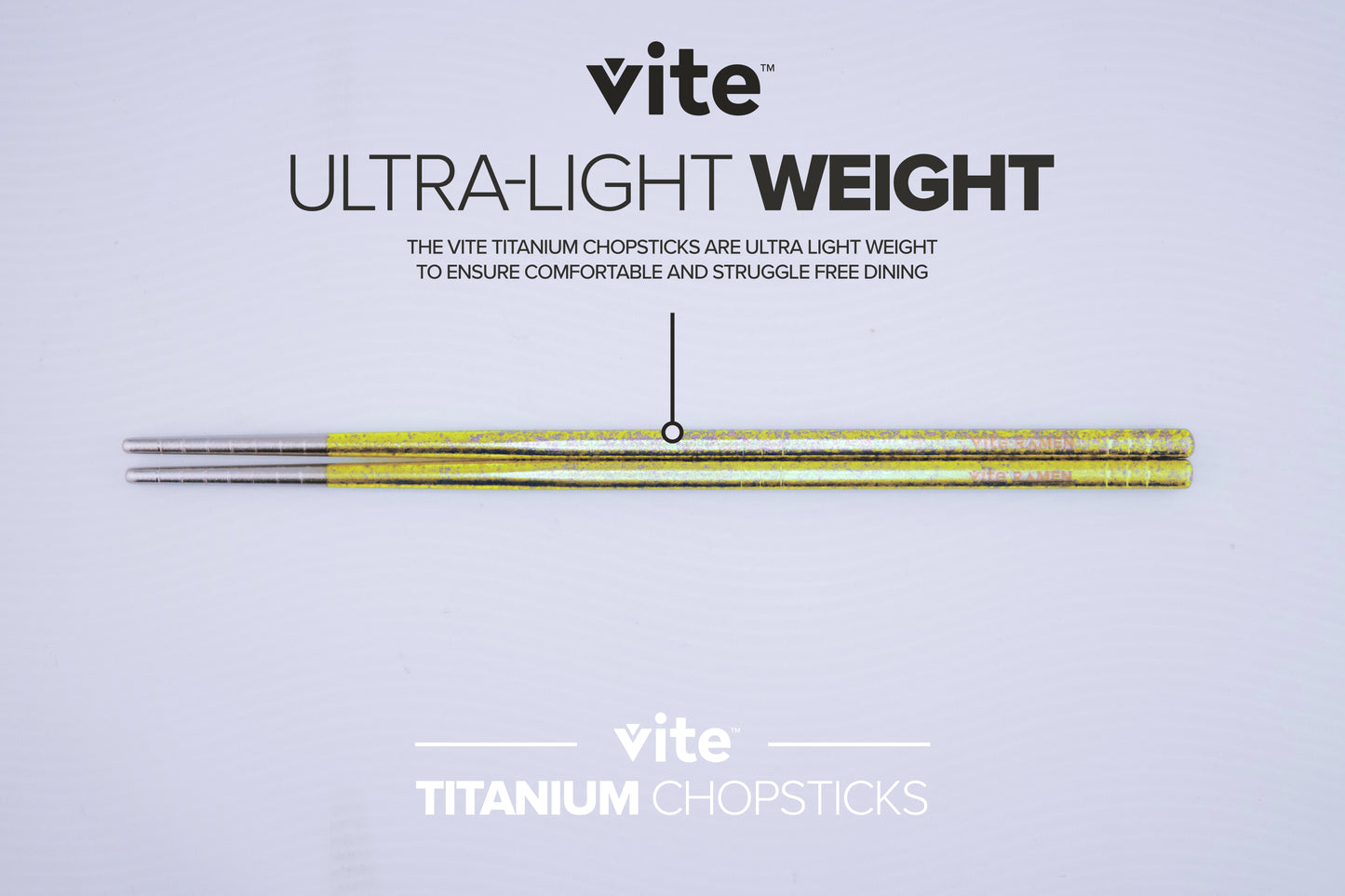 EckhartsLadder x Vite Ramen Anodized Titanium Chopsticks