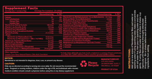 Nanoboost Vitality - Bitter Sunset Citrus