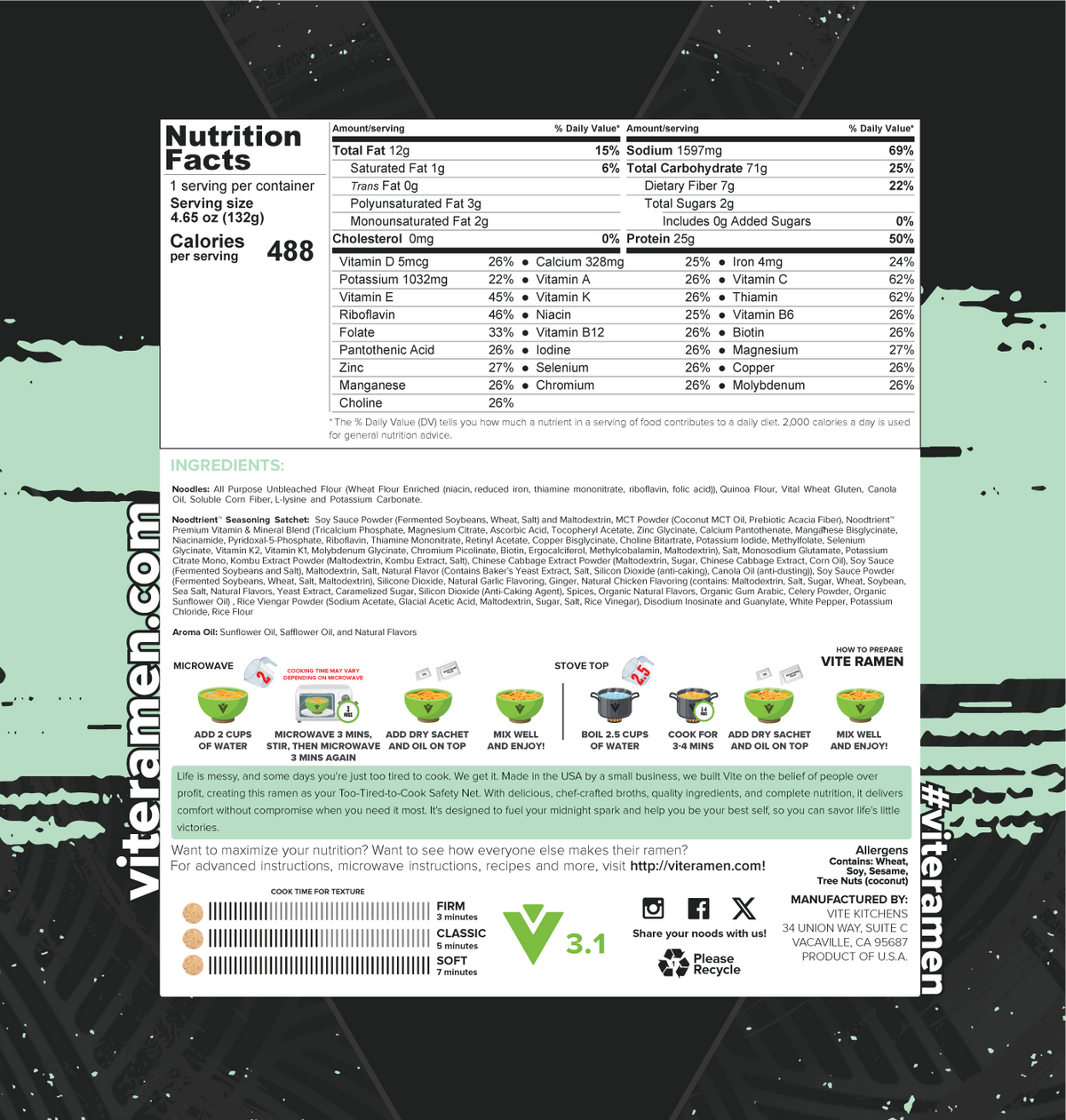 8 Pack - Vegan Complete Variety Pack - Batch 6