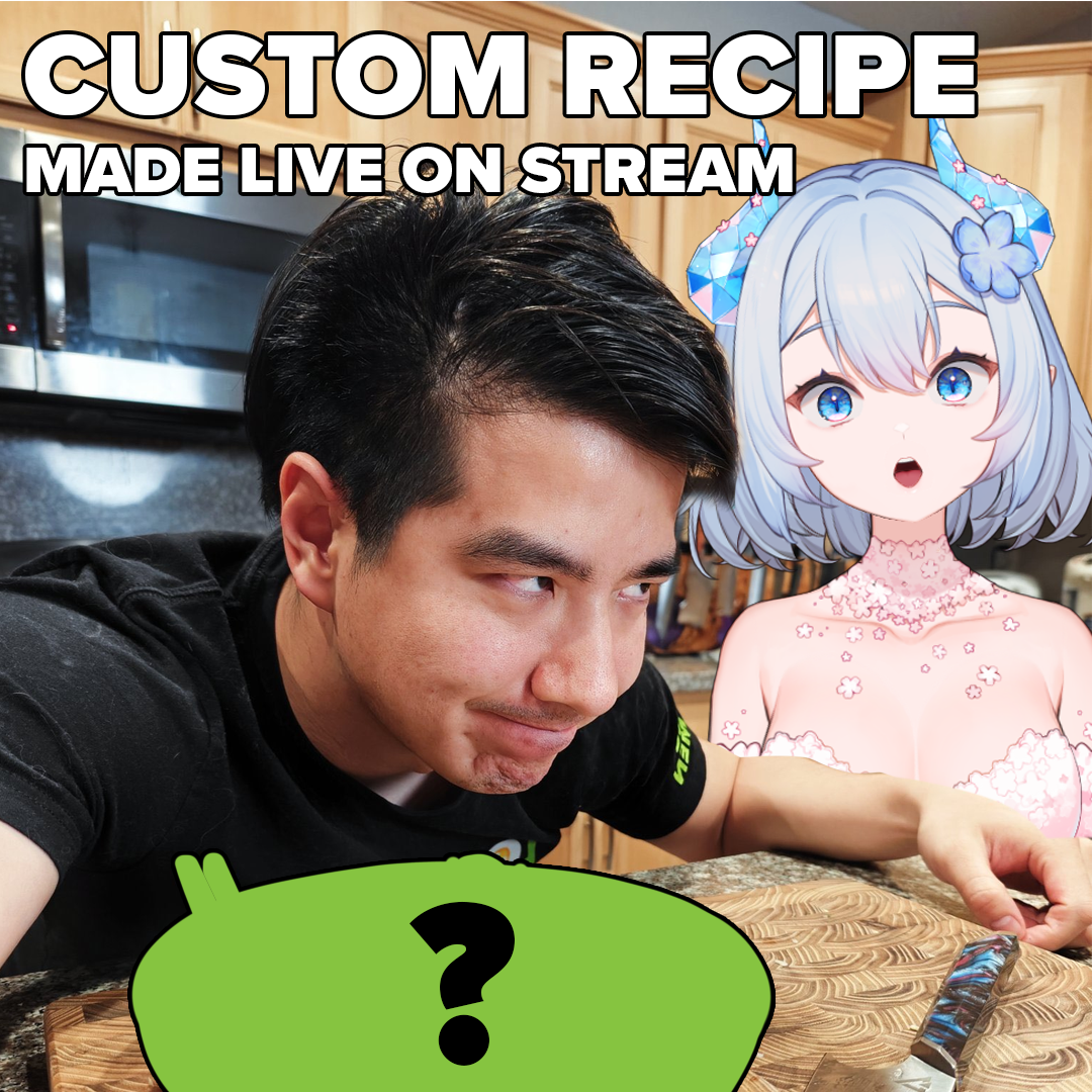 Tim makes a custom recipe for you on stream