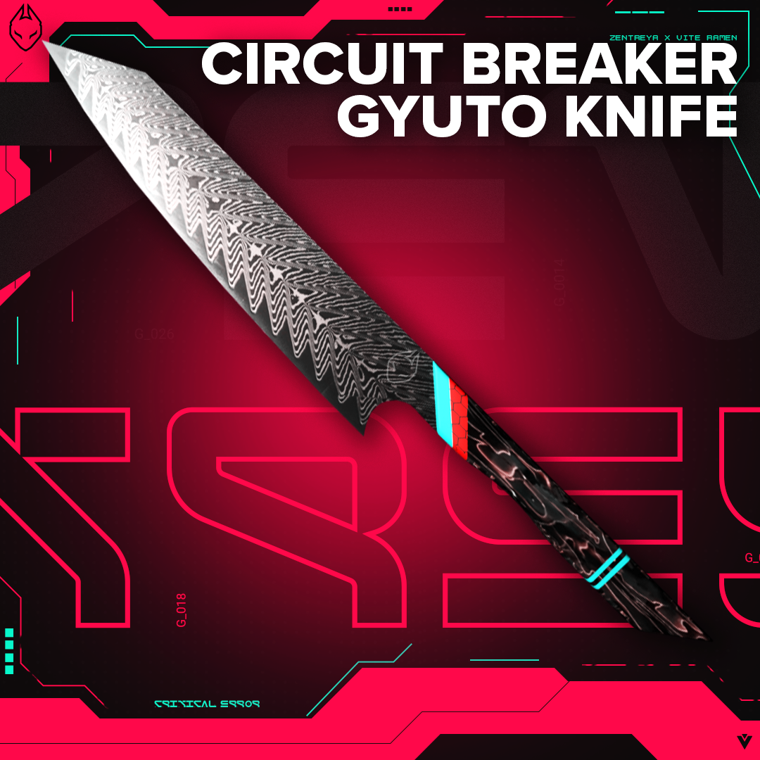 Zentreya Gyuto /// "Circuit Breaker" Kitchen Knife