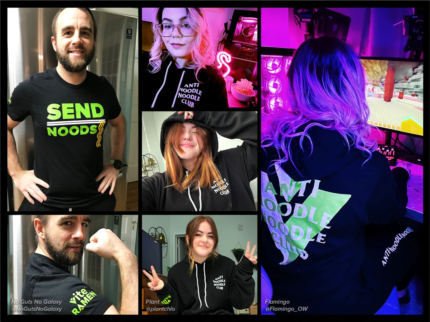 Send Noods Dark Shirt