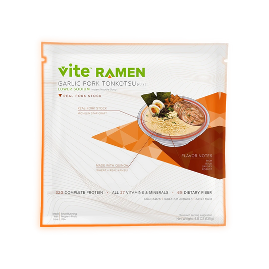 9 Pack - Lower Sodium Garlic Pork Tonkotsu v3.2 - Batch 7