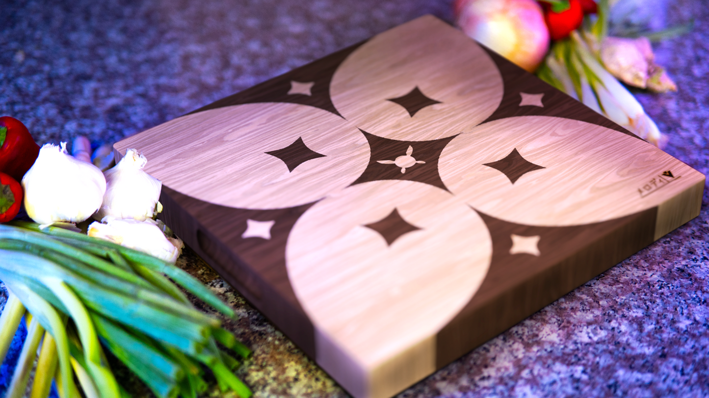 Projekt Melody /// “I’m Not Flat” Yohira Hardwood Cutting Board