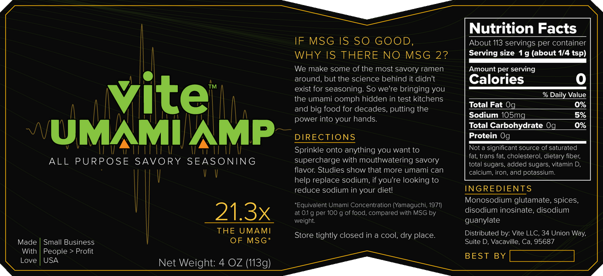 Vite Umami Amp — All-Purpose Savory Seasoning