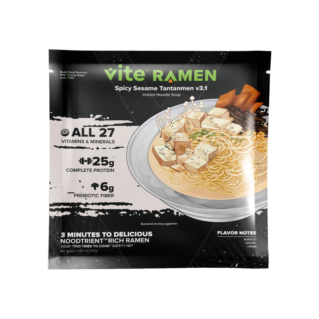 9 Pack - Vegan Spicy Sesame Tantanmen v3.1 - Batch 4