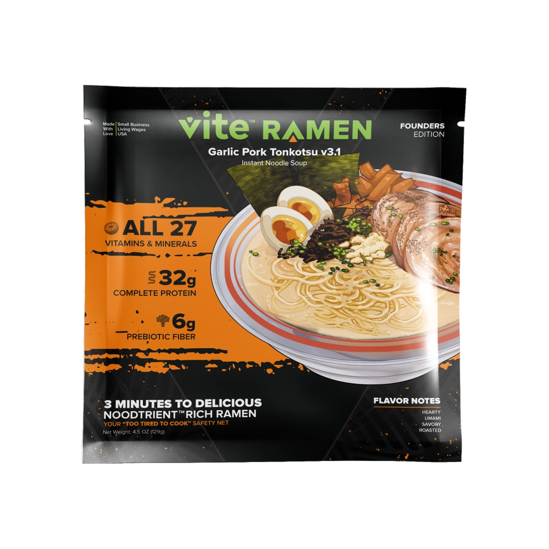 9 Pack - Garlic Pork Tonkotsu v3.1 - Batch 6