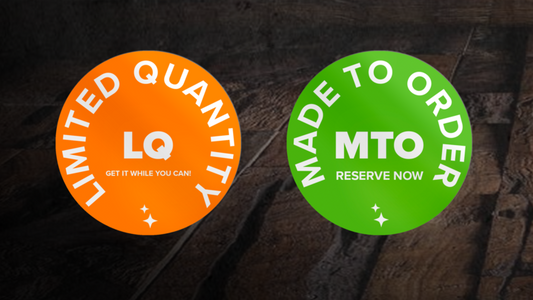 Made To Order And Limited Quantity