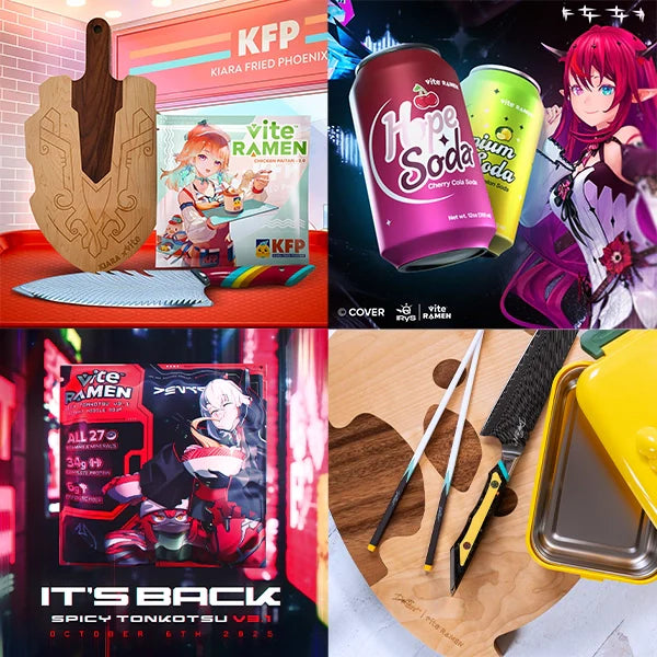 Vtuber Merch and Kitchenware