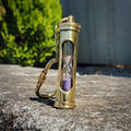 Timeless Hourglass Keychain