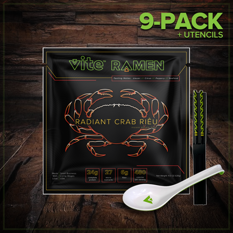 9 Pack - Radiant Crab Rieu and Essential Utensils