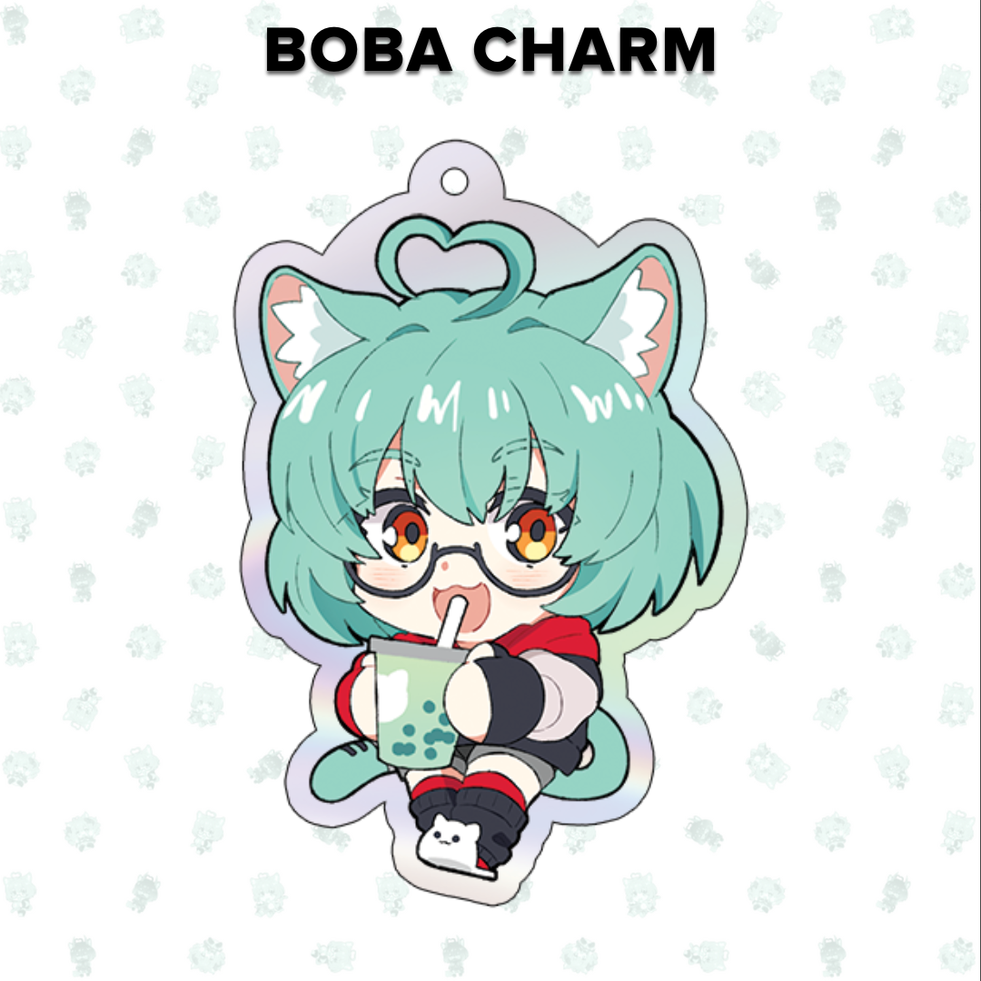 Girl_DM_ Holographic Acrylic Charms