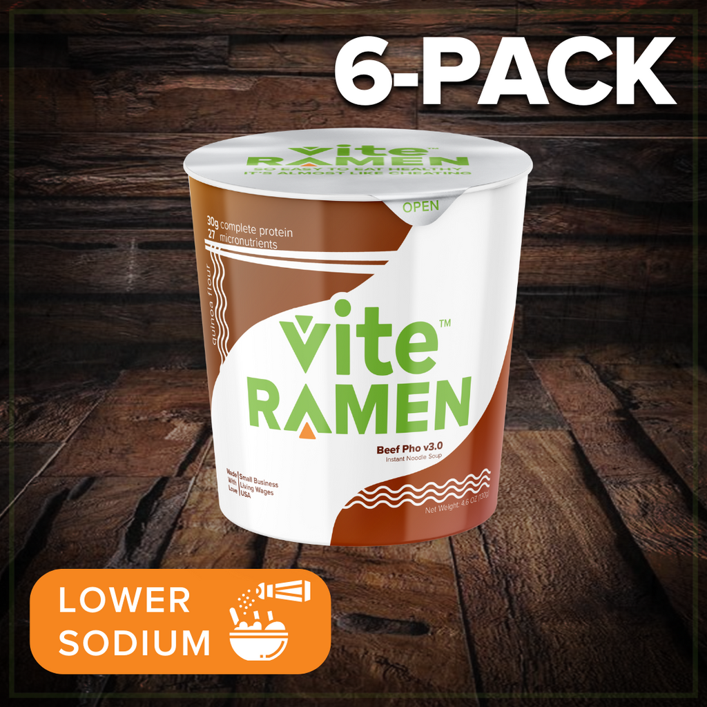6 Pack Vite Ramen GO - Beef Pho