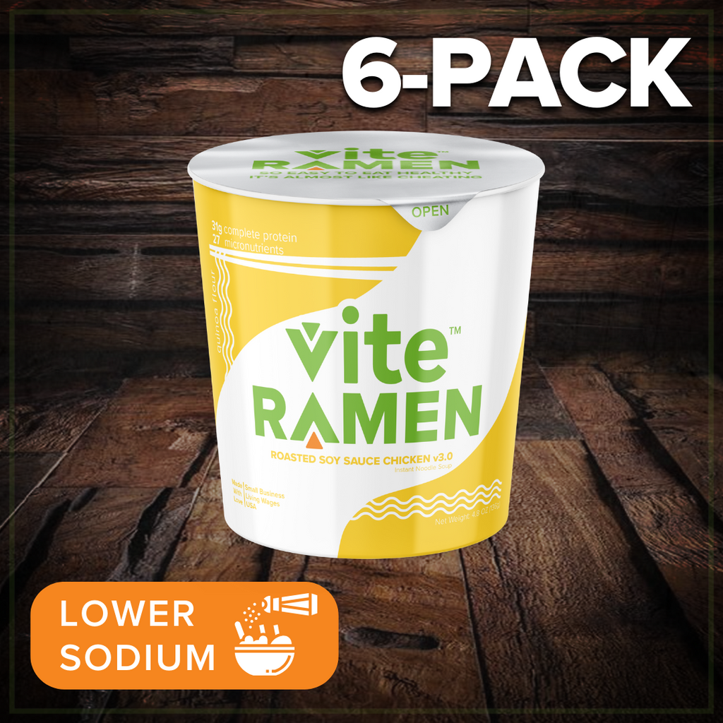 6 Pack Vite Ramen GO - Roasted Soy Sauce Chicken