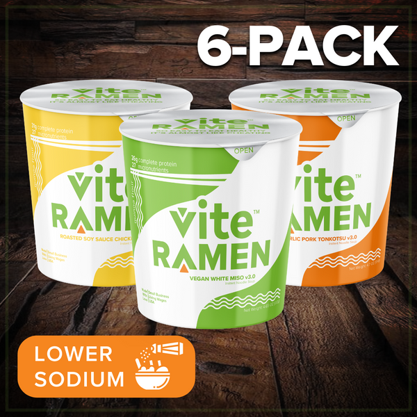 6 Pack Vite Ramen GO - Variety with FREE GIFTS