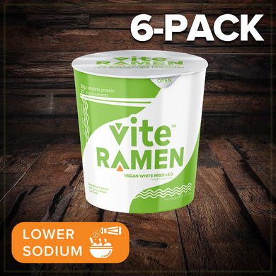 6 Pack Vite Ramen GO - Vegan White Miso v3.0 - Timeless