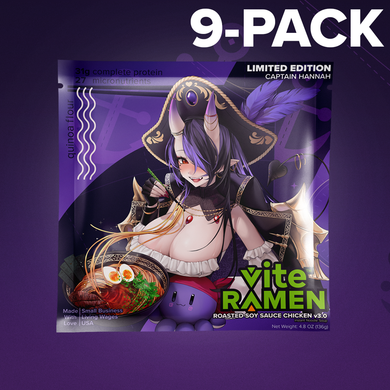 9 Pack - Limited Edition Roasted Soy Sauce Chicken ver. Captain Hannah