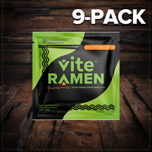 9 Pack - Vegan White Miso: Modular Noodtrient Style