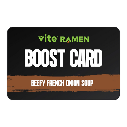 Beefy French Onion Soup Boost Card
