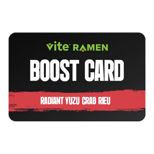 Radiant Yuzu Crab Riêu Boost Card