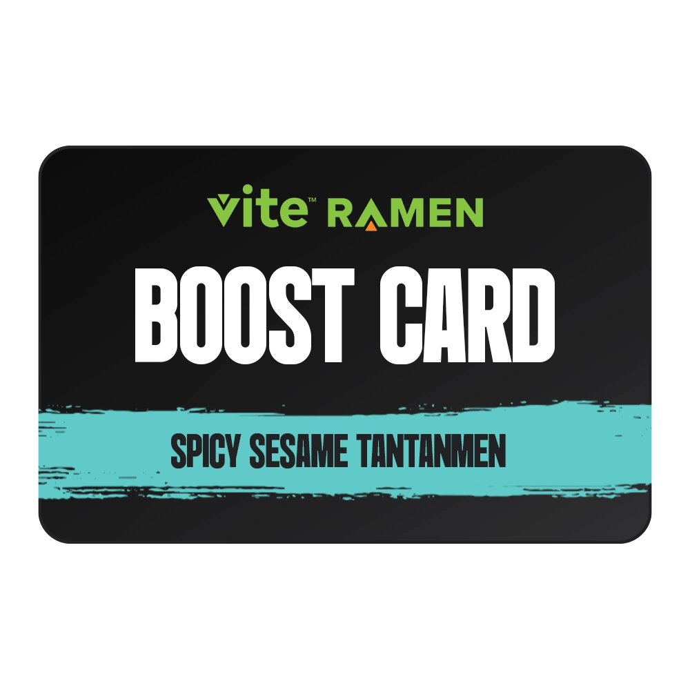 Vegan Spicy Sesame Tantanmen Boost Card