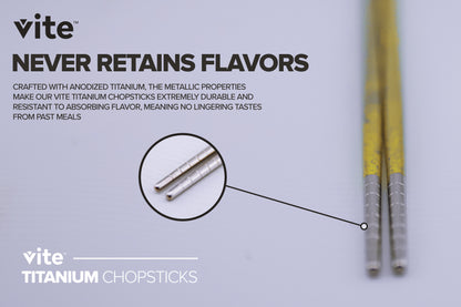 EckhartsLadder x Vite Ramen Anodized Titanium Chopsticks