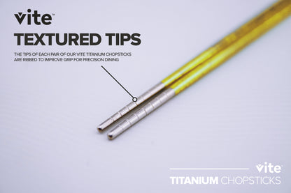 EckhartsLadder x Vite Ramen Anodized Titanium Chopsticks