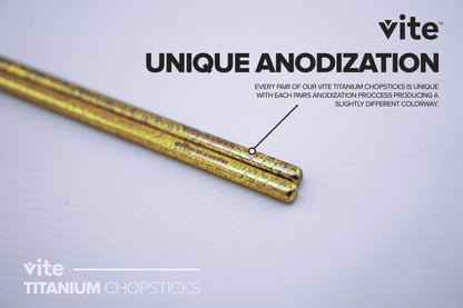EckhartsLadder x Vite Ramen Anodized Titanium Chopsticks