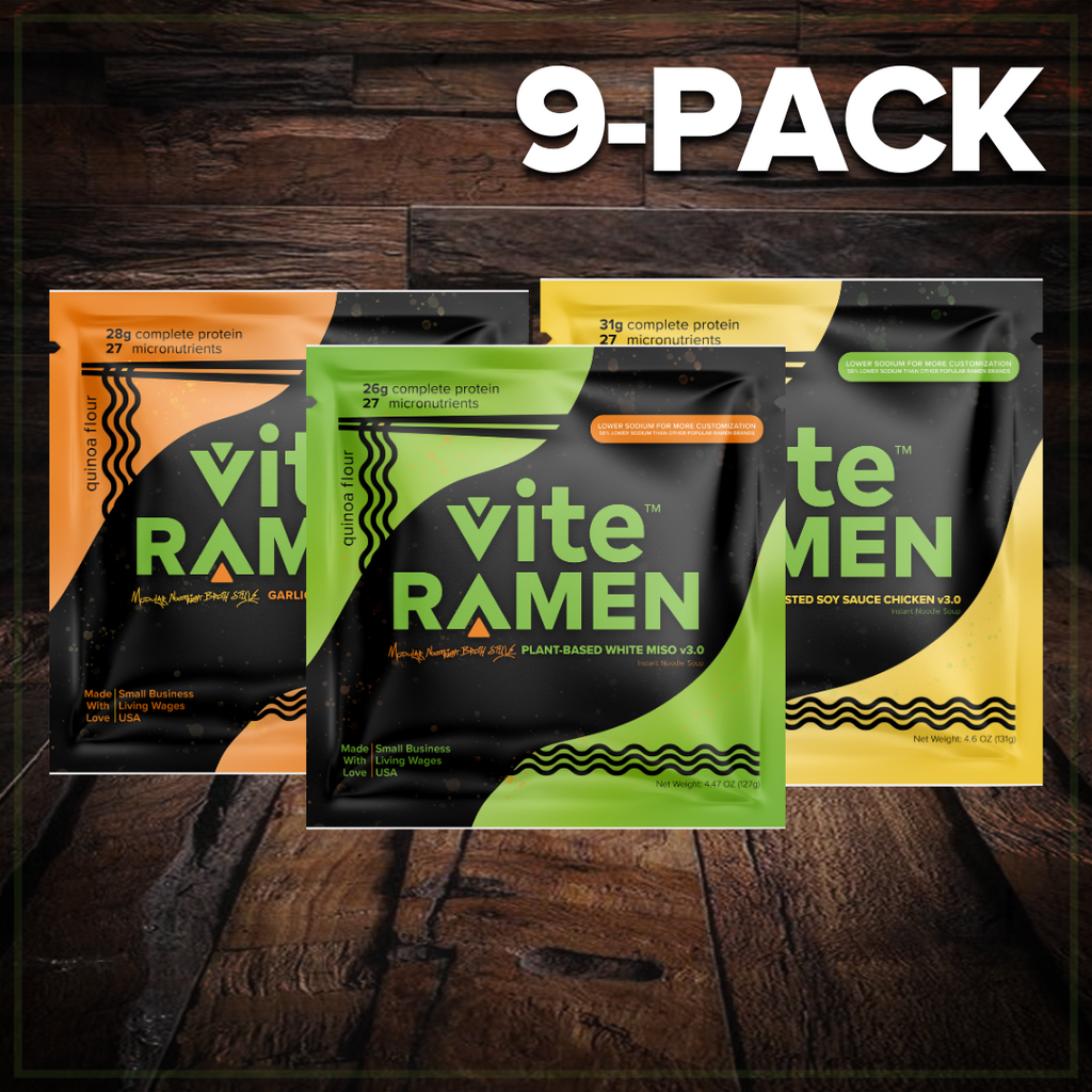 9 Pack - Vite Ramen Modular Noodtrient Style Bundle