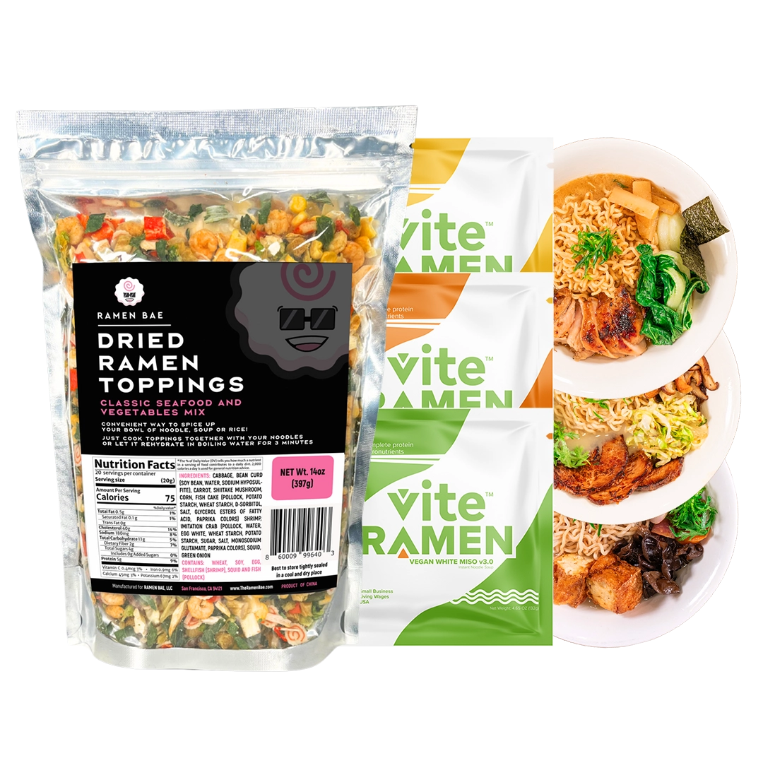 9 Pack - Vite Ramen Original Variety with Ramen Bae