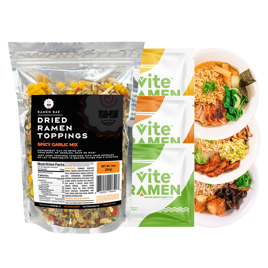 9 Pack - Vite Ramen Original Variety with Ramen Bae