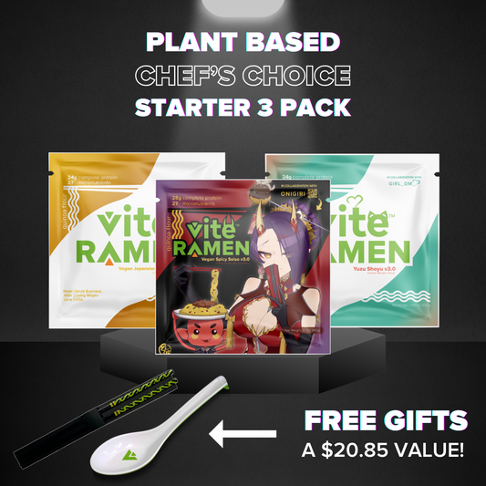 3 Pack - Mini Chef's Plant Based Choice w/ Free Gifts