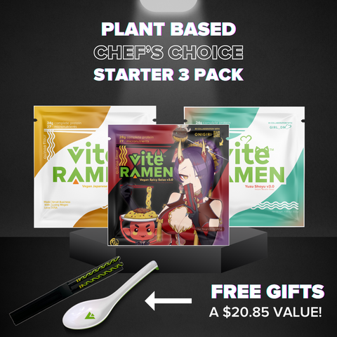 3 Pack - Mini Chef's Plant Based Choice w/ Free Gifts