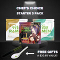 3 Pack - Mini Chef's Choice w/ Free Gifts
