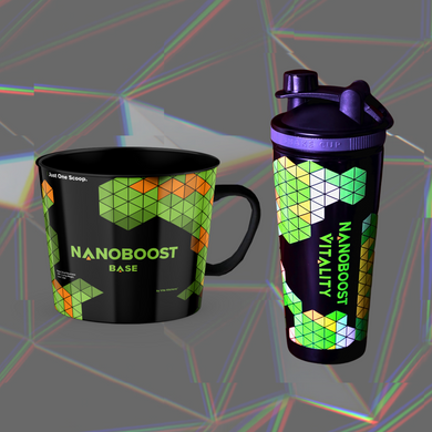 Nanoboost Mug and Shaker Set