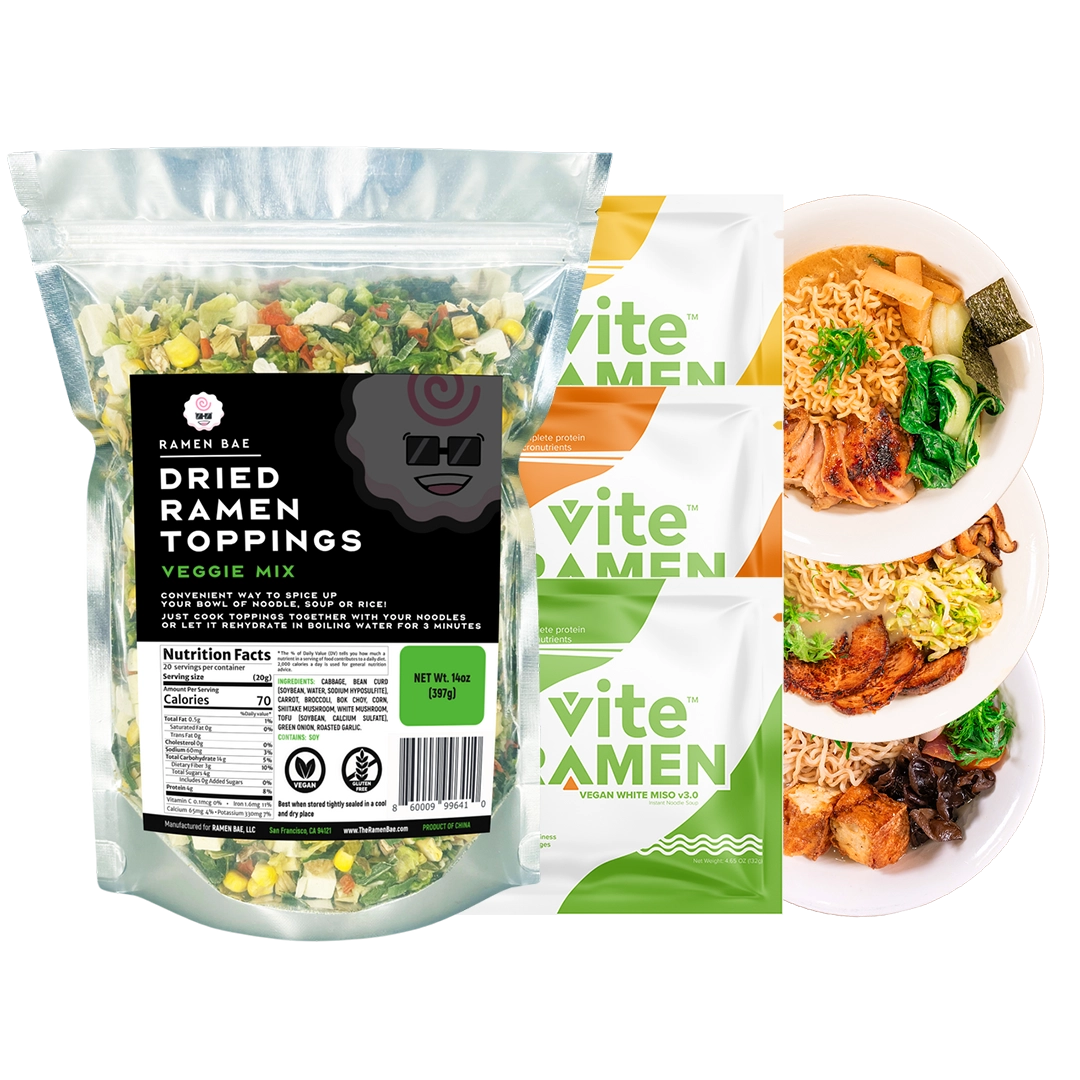 9 Pack - Vite Ramen Original Variety with Ramen Bae