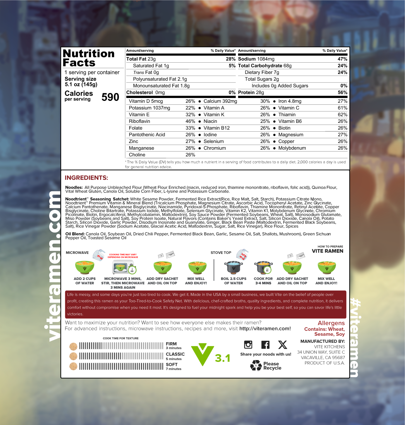 Vegan Spicy Seiso v3.1