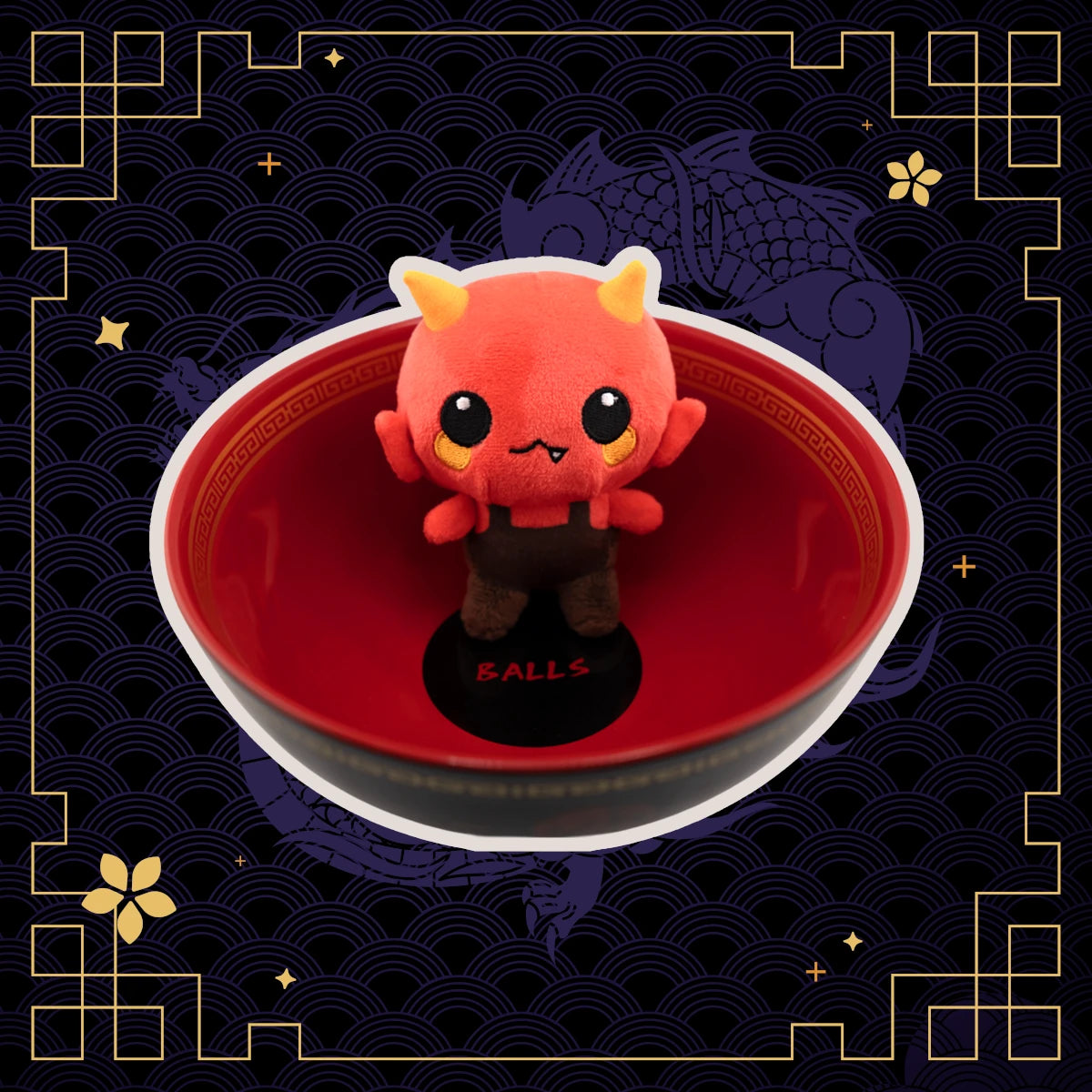 Shadow Oni-ion Keychain Plushie