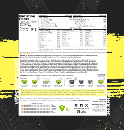 8 Pack - Vite Ramen Variety v3.1 - Batch 6 - Subscription