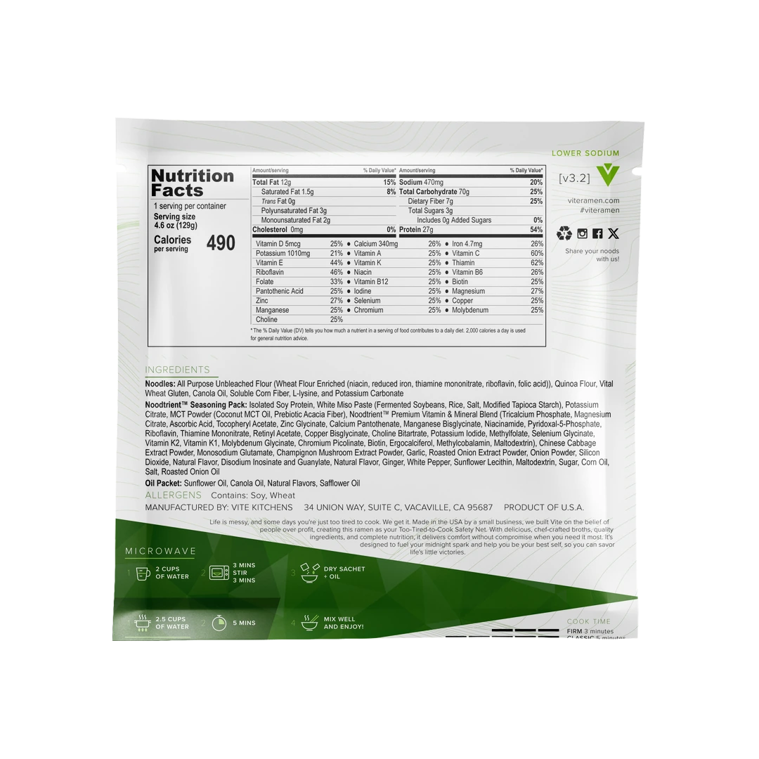 8 Pack - Lower Sodium Plant-Based Variety v3.2 - Batch 7