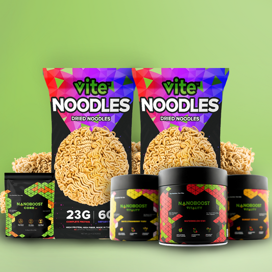 Vite Noodles 24 Pack and Nanoboost COMPLETE Bundle