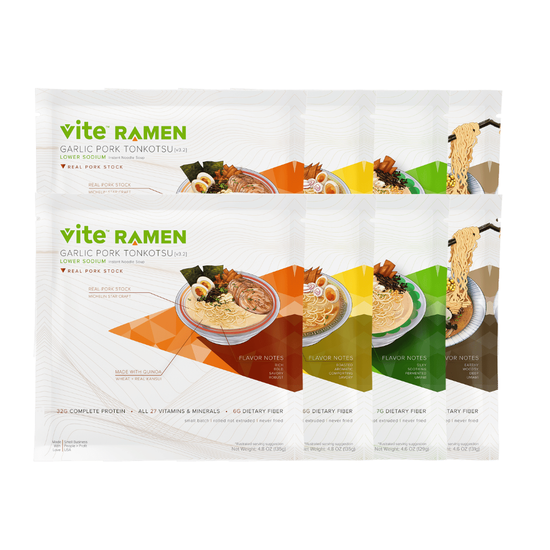 8 Pack - Lower Sodium Vite Ramen Variety v3.2 - Batch 7