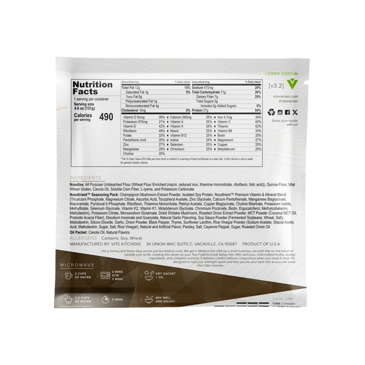 9 Pack - Lower Sodium Woodland Umami Mushroom v3.2 - Batch 7