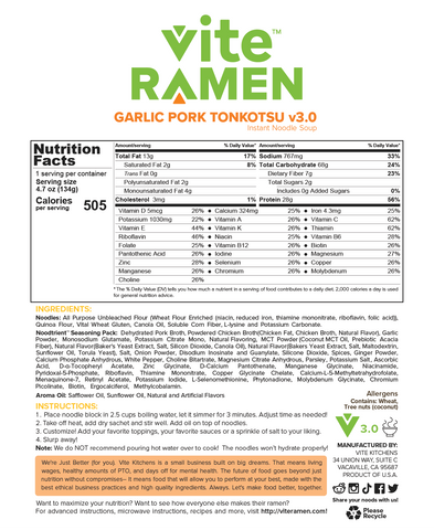 15 Mixed Pack - Energized Naked Noods and Meat Enthusiast's Ramen